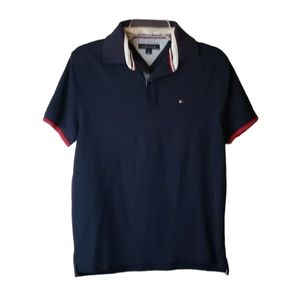 Tommy Hilfiger Preppy Polo with Logo on Collars Small